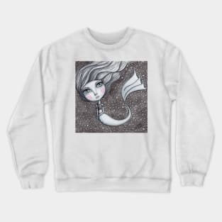 Doodle Mermaid Cutie 1 of 4 Crewneck Sweatshirt